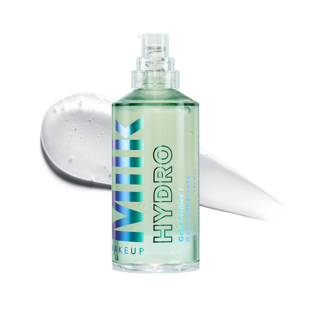 Milk Makeup Hydro Grip front bottle showing clean packaging and dewy benefit