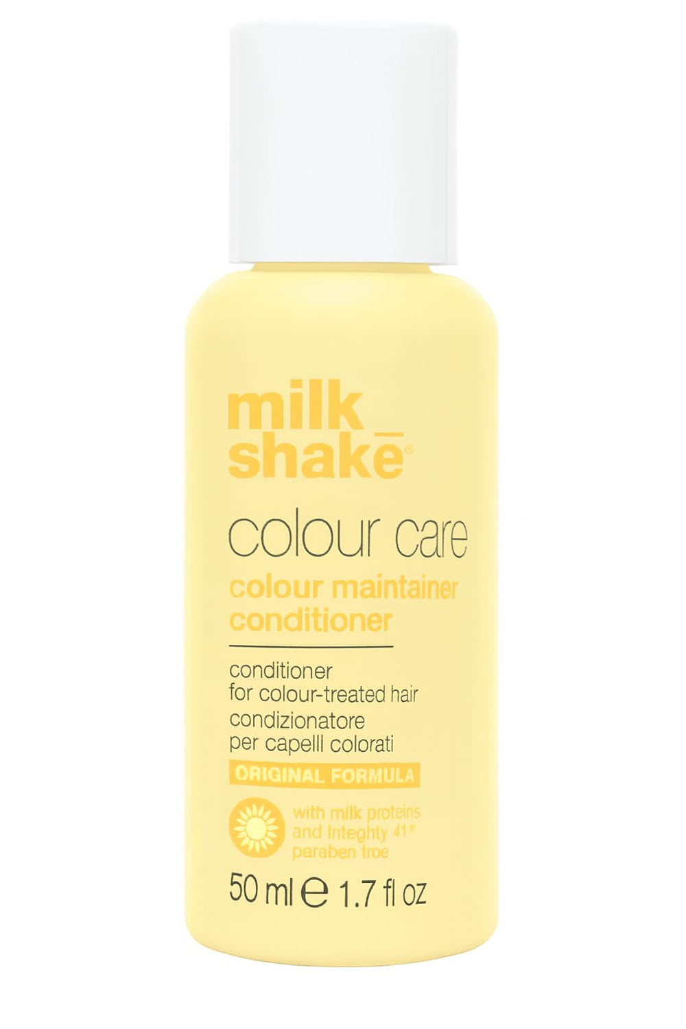 milk_shake front packaging showing bottle and label, communicates professional care