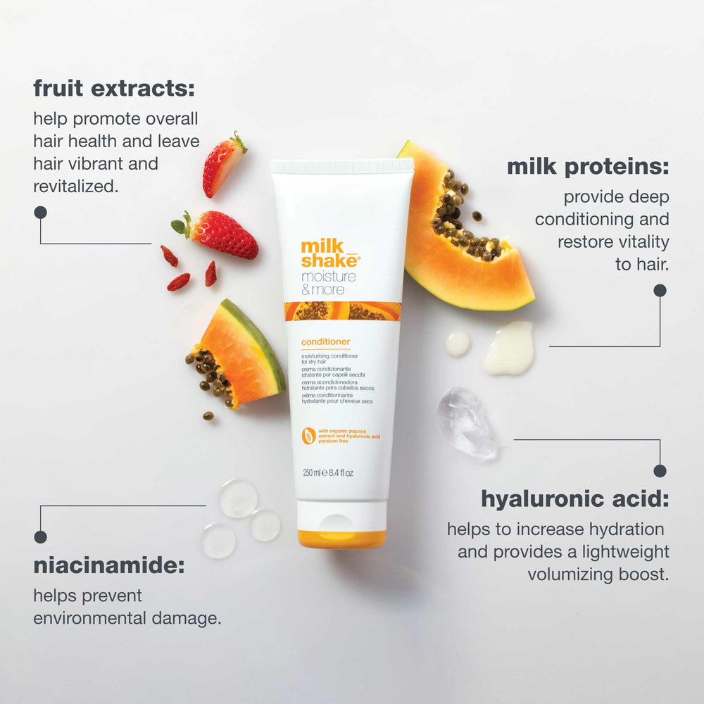 milk_shake conditioner being poured on hand for easy application