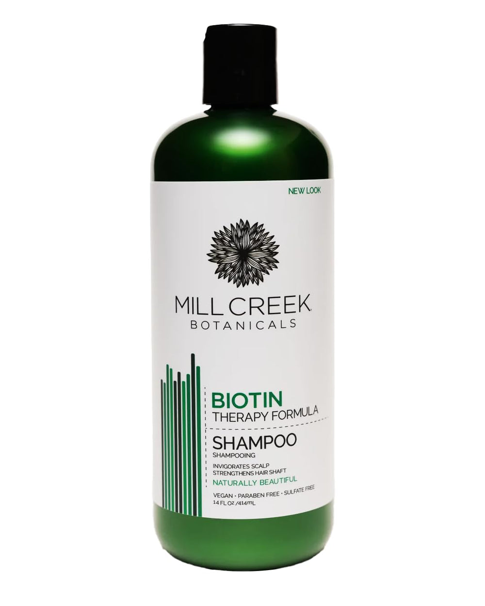 Mill Creek front bottle view showing product and benefits