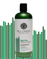 Mill Creek label close-up highlighting ingredients and claims