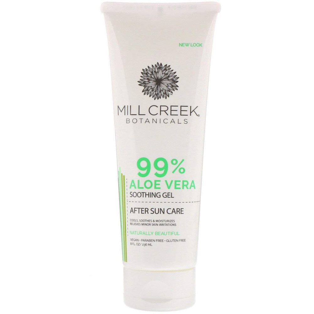 Mill Creek front bottle showing label and easy-squeeze cap for convenient soothing
