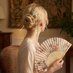 Milovgvset hair stick holding a bun, keeps long hair neatly styled