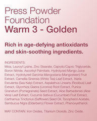 Mineral Fusion split face before and after showing mattified, evened skin