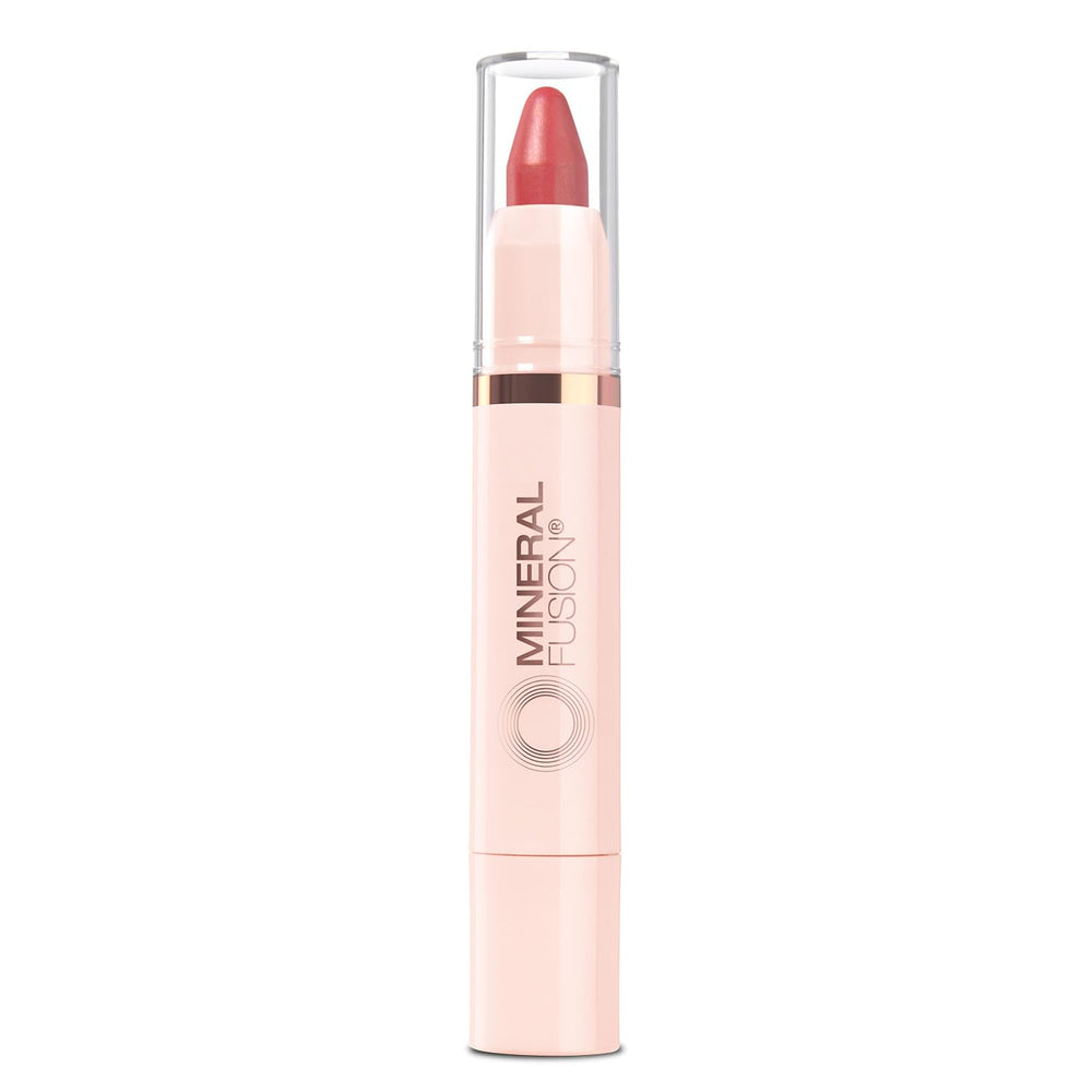 Mineral Fusion front packaging showing melon pink tint and 3 oz size benefit