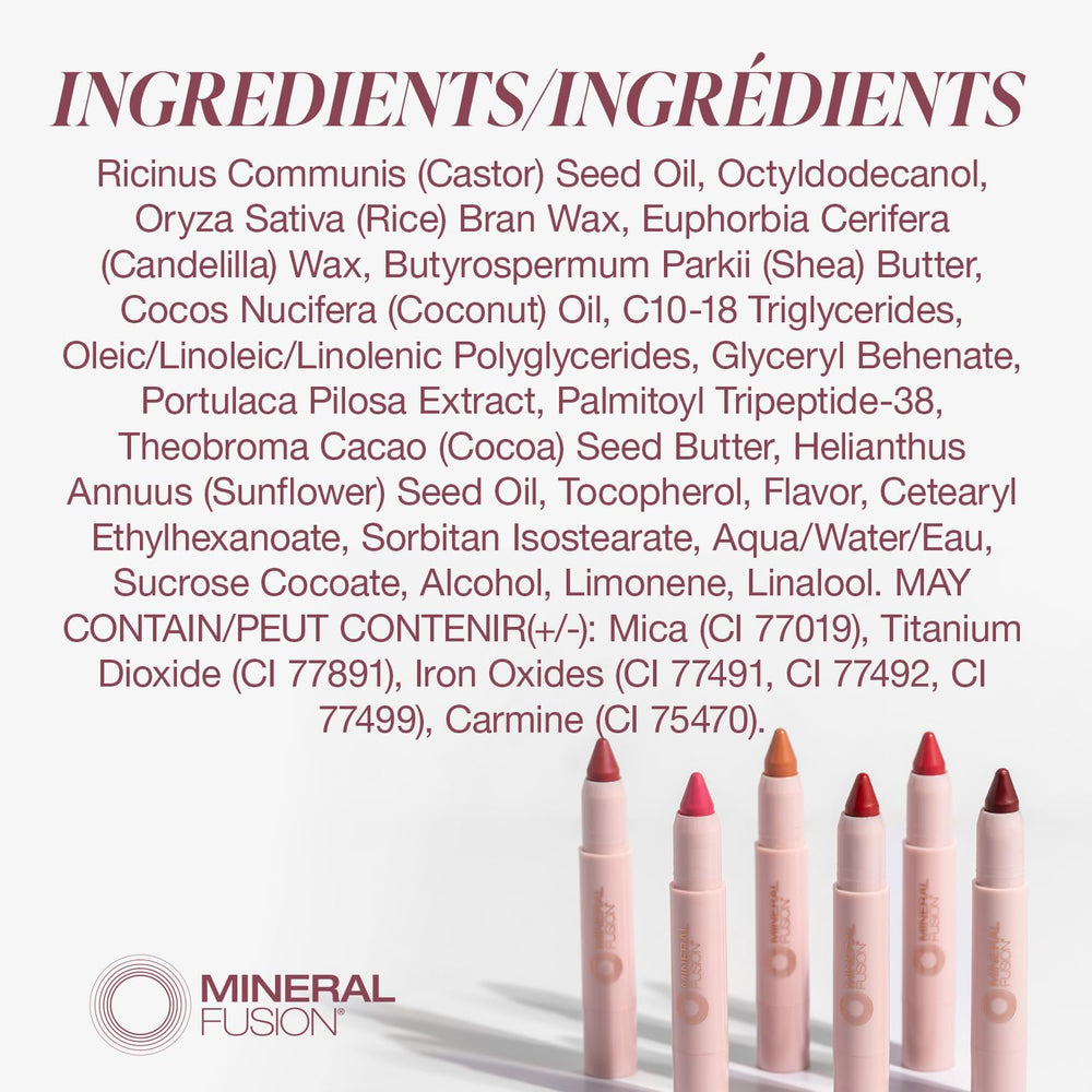 Mineral Fusion product label close-up showing hypoallergenic and cruelty-free benefits