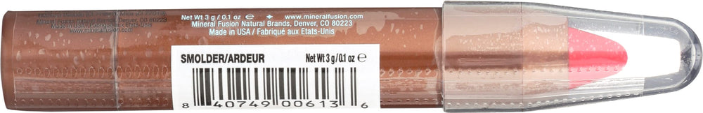 Mineral Fusion Smolder in a purse, illustrates travel-ready portability benefit