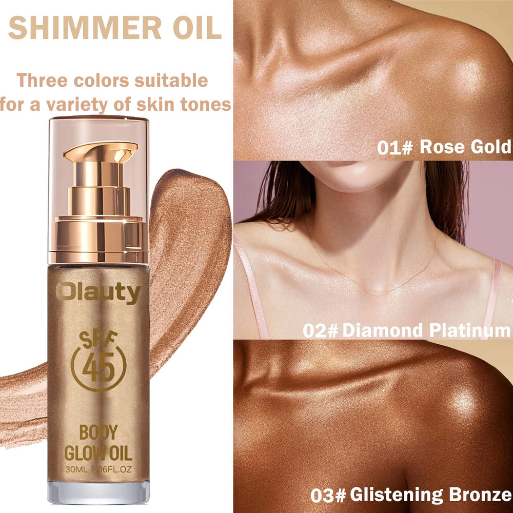 Minfei face highlighting demo showing dewy glow, enhances features