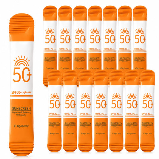 Minfei front packaging showing 15-pack and SPF 50 for easy identification