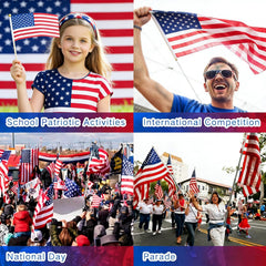 Minfei glitter stick size comparison next to hand showing portable convenience for events