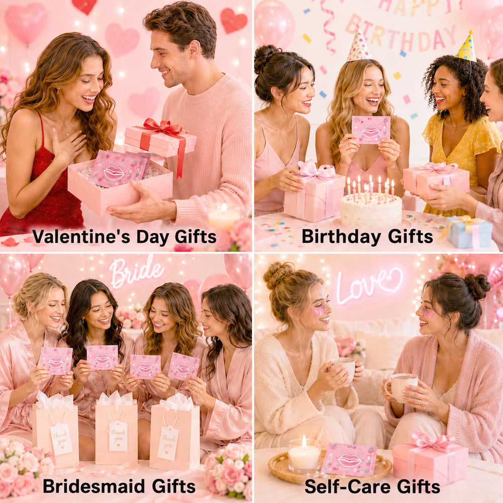 Minfei party favors styled on bachelorette table emphasizing gift-ready appeal