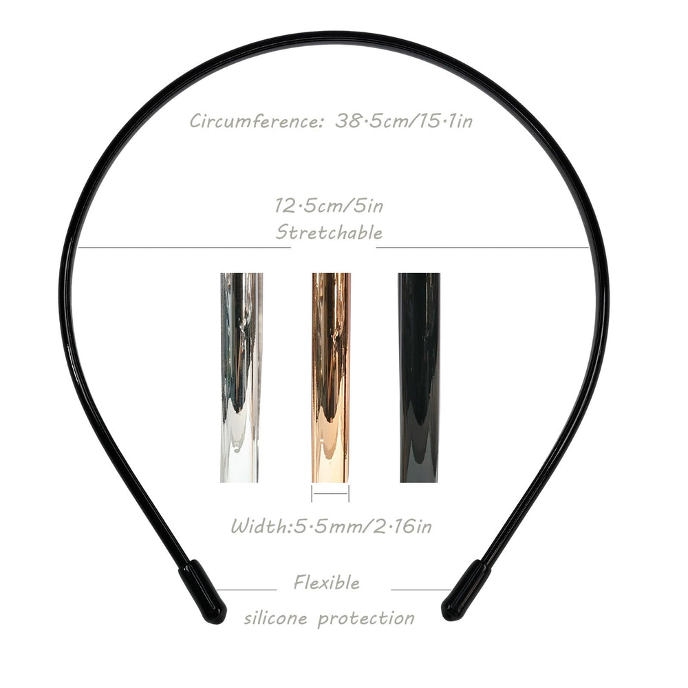 minihope headband worn in hair demonstrating comfortable fit and quick styling benefit