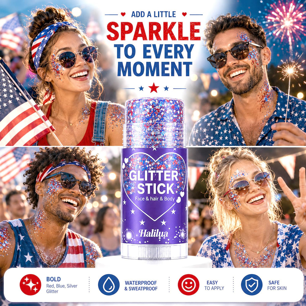 Miniling red white and blue sticks arranged, easy color-matching benefit