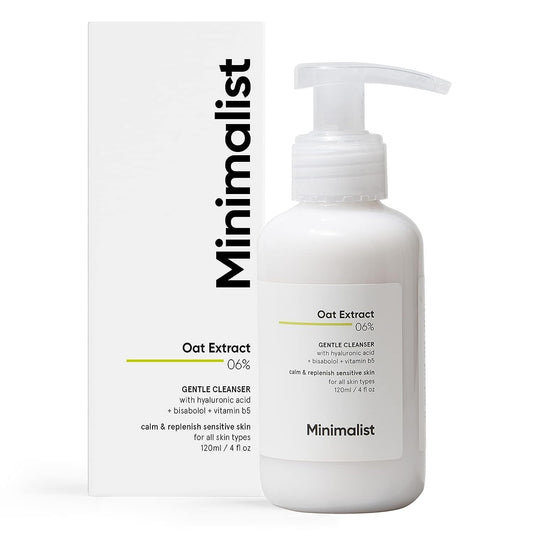 Minimalist face wash front packaging showing clean branding and product volume, promotes gentle cleansing