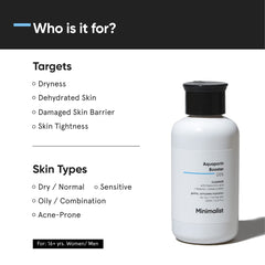 Minimalist face wash being dispensed into hand showing easy application