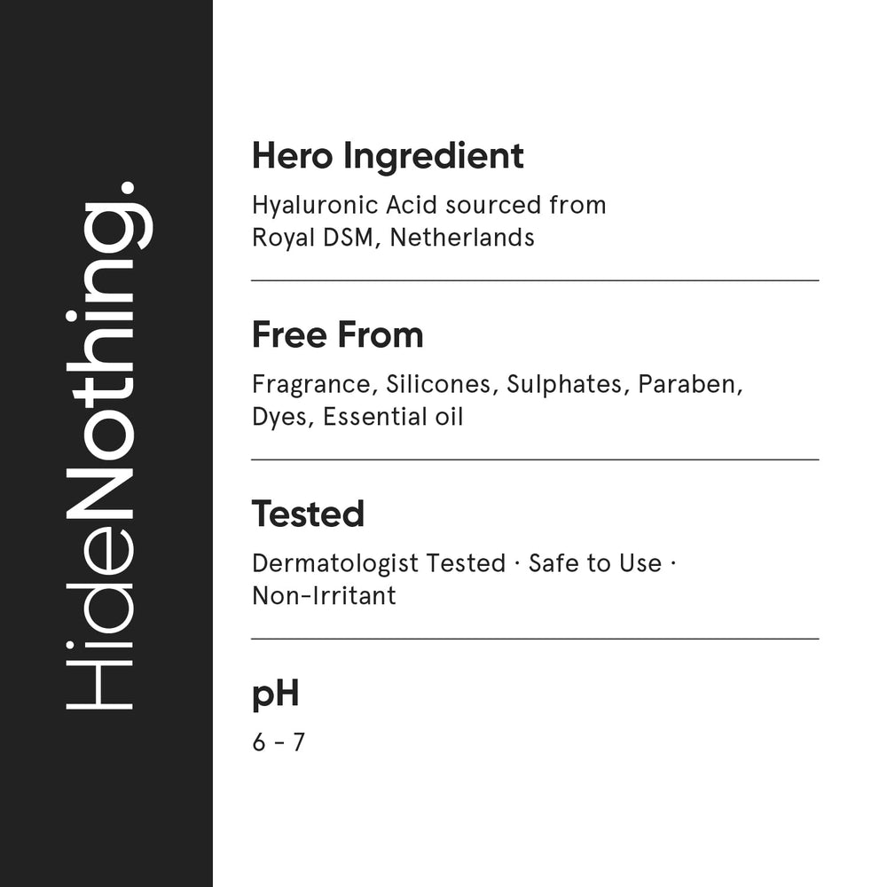 Minimalist serum applied on hand demonstrating spreadability and immediate skin smoothing