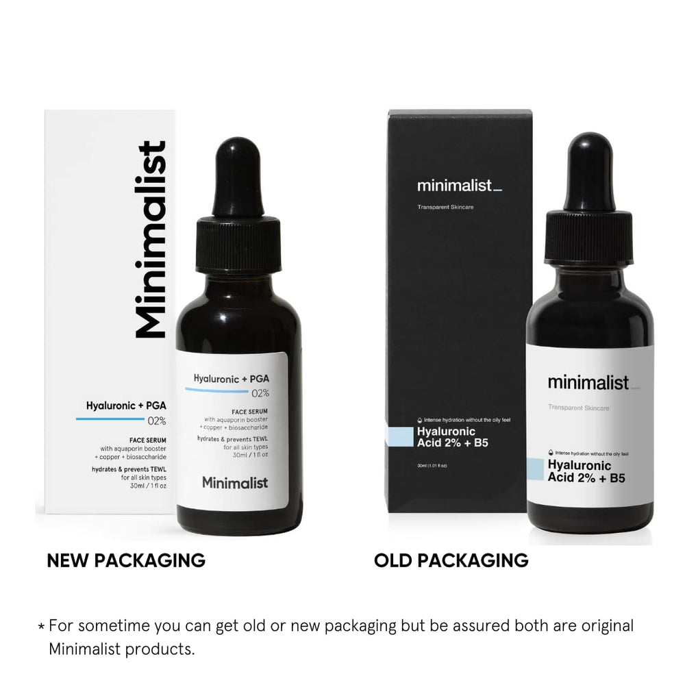 Minimalist serum on bathroom shelf in routine setting, suggests easy daily hydration habit