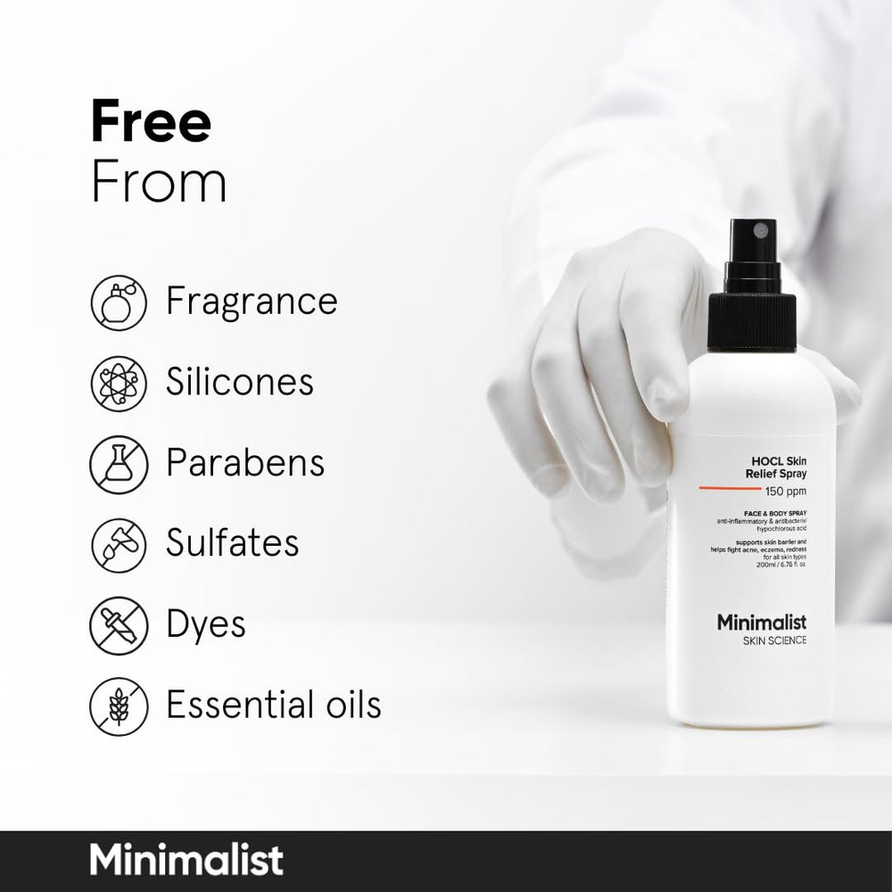 Minimalist bottle on bathroom counter for lifestyle appeal and easy daily use benefit