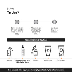 Minimalist used in morning routine on face to soothe and prep skin benefit