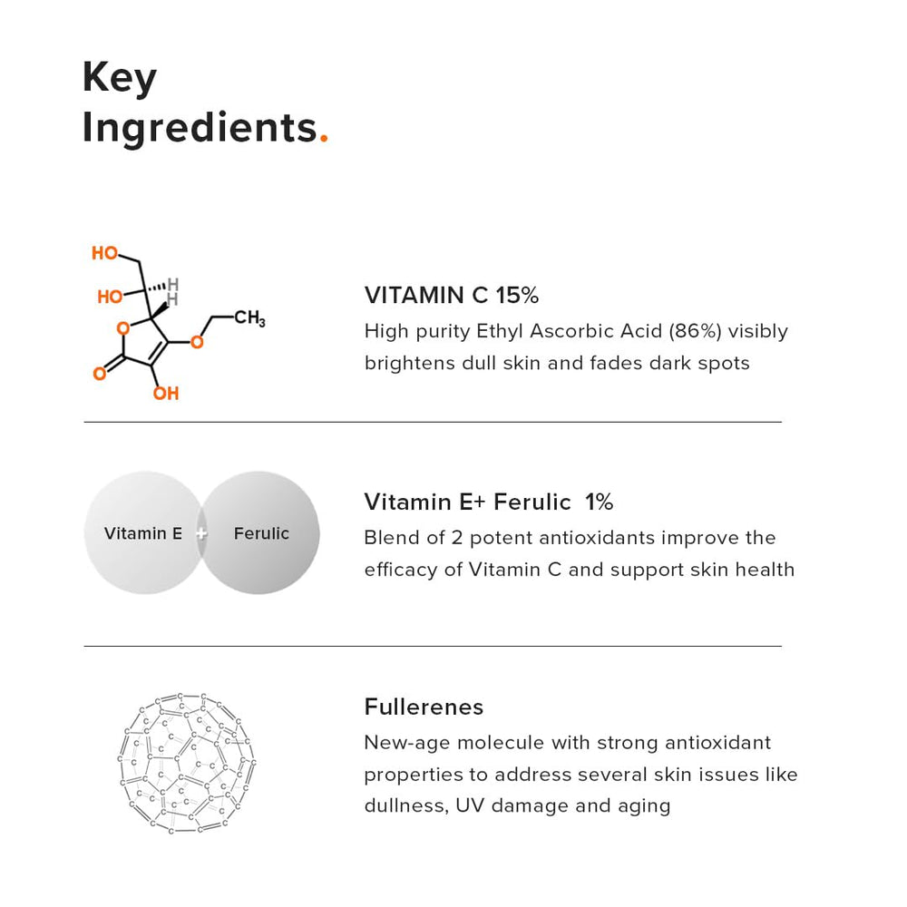 Minimalist label showing ingredient concentrations and potency benefit