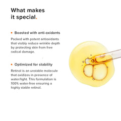 Minimalist label ingredients close-up highlighting retinol, coenzyme Q10 and vitamin E benefit