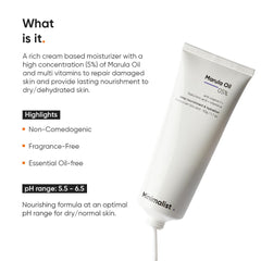 Minimalist cream texture closeup revealing rich, non-greasy finish and hydration