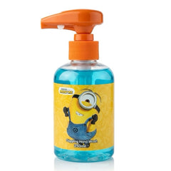 Minions front packaging showing cheerful character and pump benefit