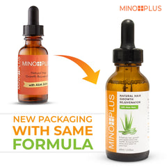 MINO PLUS dropper dispensing serum, demonstrating easy targeted application