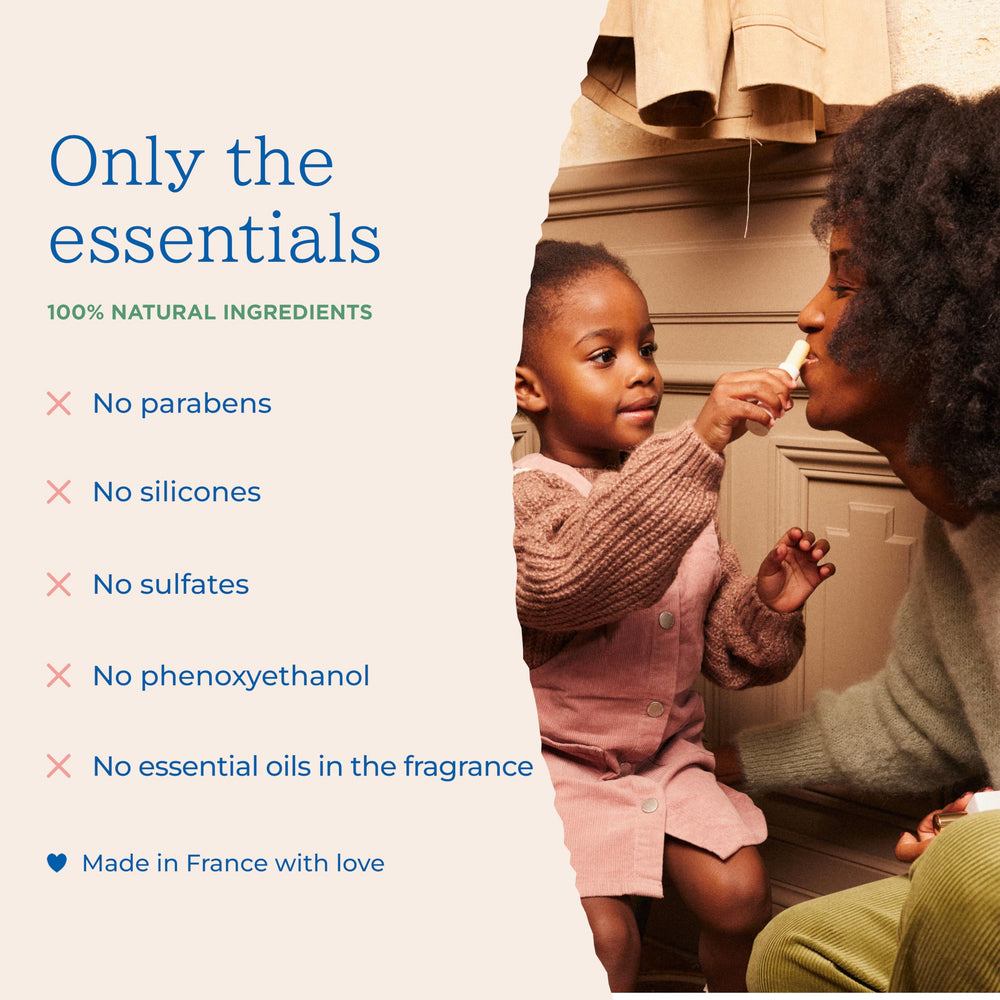MINOIS applied on child's lips by caregiver for quick soothing relief