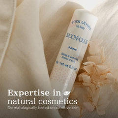 MINOIS open stick texture close-up demonstrating smooth non-greasy glide