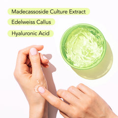 MIRACLAIR applied on hand demonstrating fast absorption and hydration
