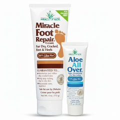 Miracle of Aloe front packaging combo showing product pair and benefits