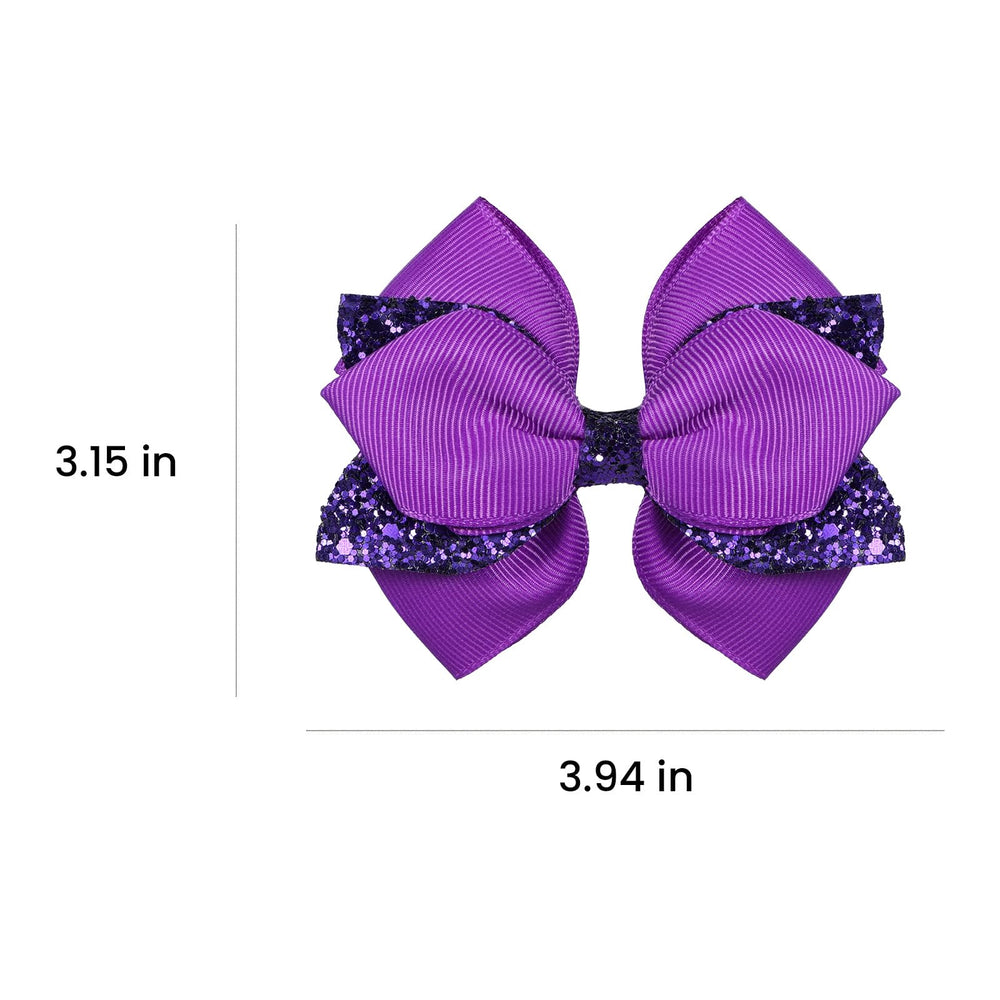Miroksh bow clipped into hair illustrating secure hold and stylish look