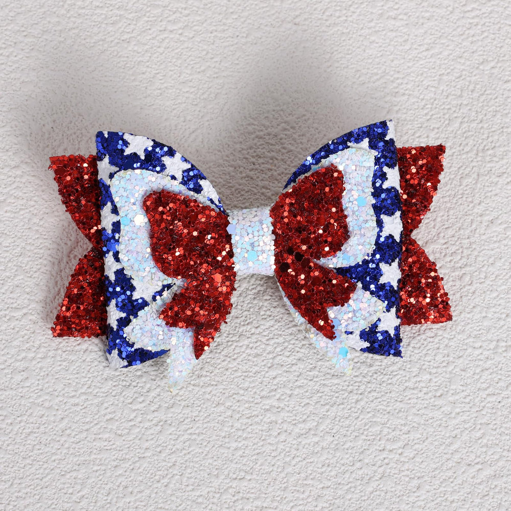 Miroksh bows paired with a casual summer outfit enhancing holiday-themed look