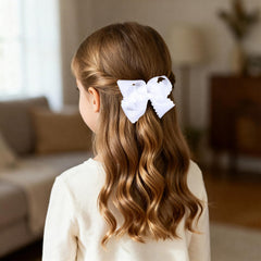 Miroksh styled in girl's hair demonstrating elegant, secure everyday wear