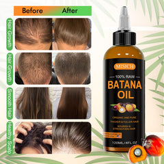 MISICH raw batana oil applied to scalp demonstrating massage for improved scalp health