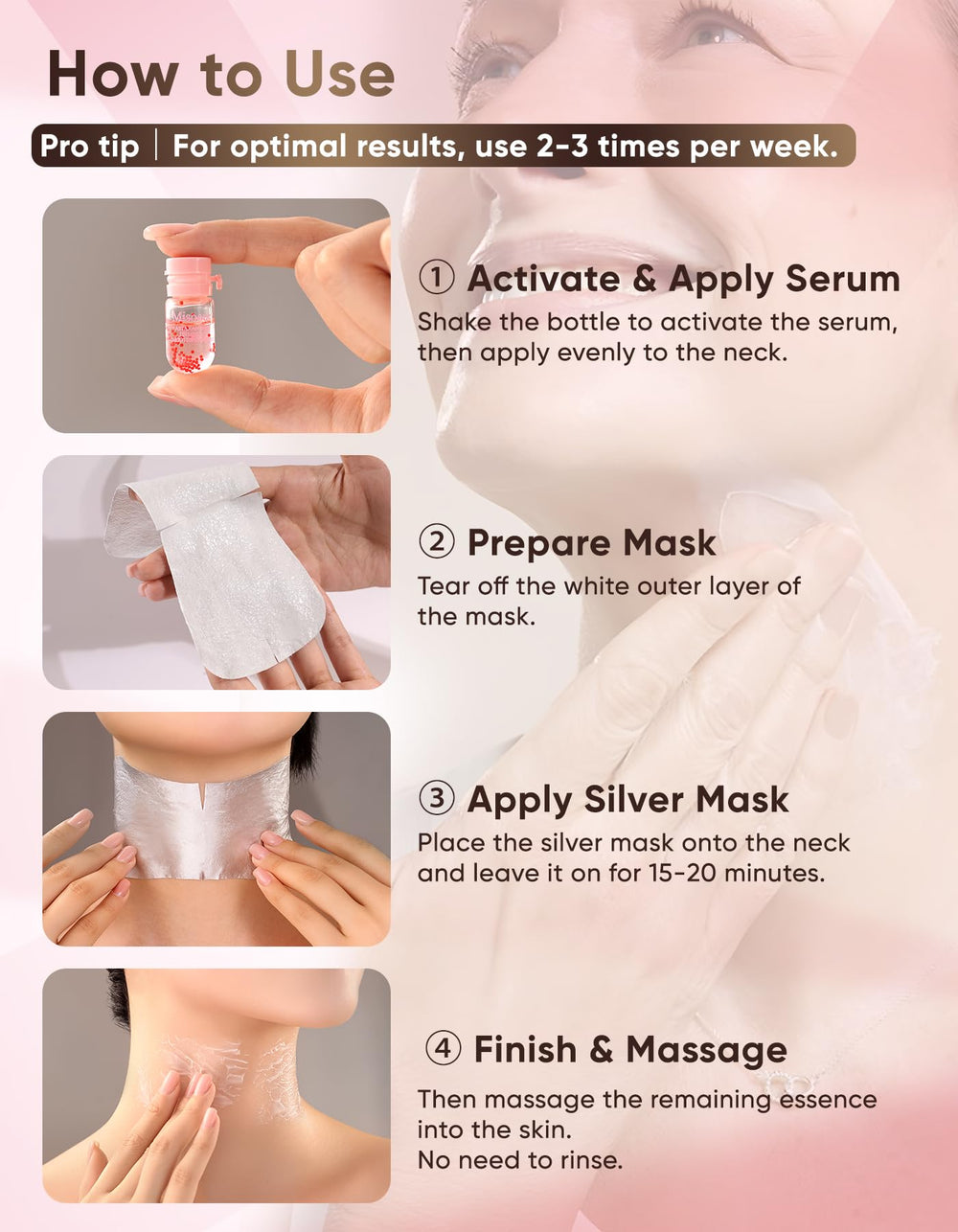 Misoour mask held in hand showing scale and easy application