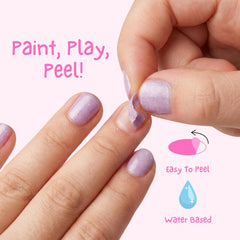 Miss Nella lilac swatch on paper displaying color payoff and gentle finish