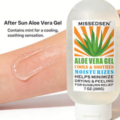 MISSEDSEN applied on forearm showing instant cooling effect