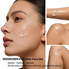 MISSEDSEN on scalp demonstrating soothing and moisturized comfort