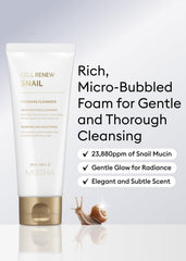 MISSHA foam in hand illustrating gentle lather and effective yet mild cleansing action