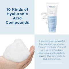MISSHA product dispensed in hand demonstrating easy lathering benefit