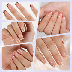 Misssix close-up of inner matte texture improving glue adhesion