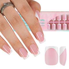 Misssix front packaging showing 160-piece French gel tip set and benefits