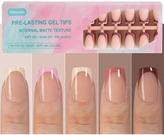 Misssix front packaging showing 160-piece French gel tip set and benefits