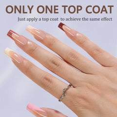 Misssix close-up of inner matte texture improving glue adhesion and longer wear benefit