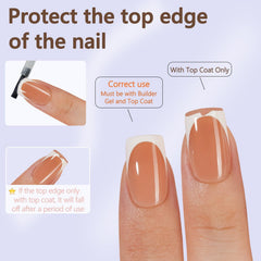 Misssix lifestyle shot wearing nails showing polished look and durability