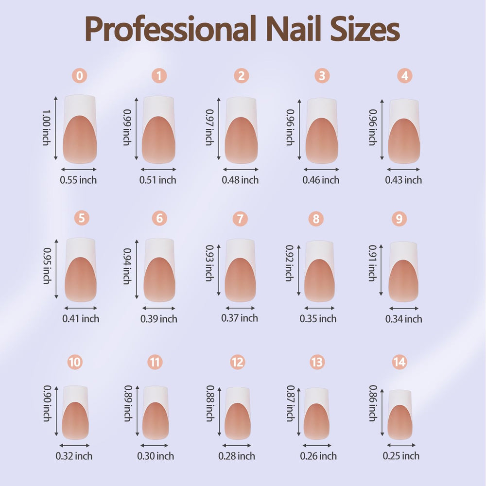 Misssix worn French-style manicure for polished look