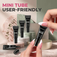 Misssix glue securing a press-on nail quickly for durable wear