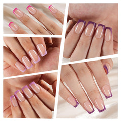 Misssix press-on nails held in hand demonstrating true-to-size fit